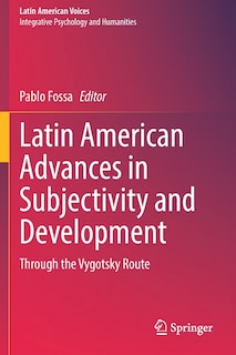 Front cover_Latin American Advances in Subjectivity and Development