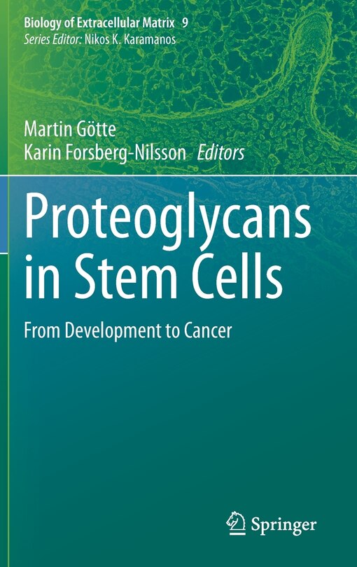 Front cover_Proteoglycans In Stem Cells