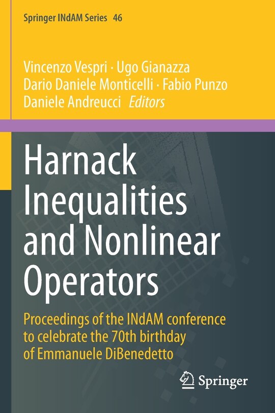 Front cover_Harnack Inequalities and Nonlinear Operators