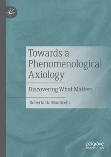 Couverture_Towards a Phenomenological Axiology