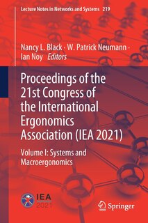 Front cover_Proceedings of the 21st Congress of the International Ergonomics Association (Iea 2021)