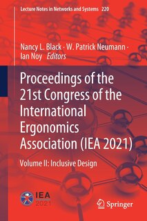 Couverture_Proceedings of the 21st Congress of the International Ergonomics Association (Iea 2021)