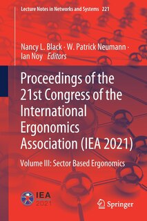 Front cover_Proceedings of the 21st Congress of the International Ergonomics Association (Iea 2021)