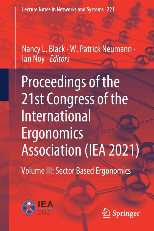 Front cover_Proceedings of the 21st Congress of the International Ergonomics Association (Iea 2021)