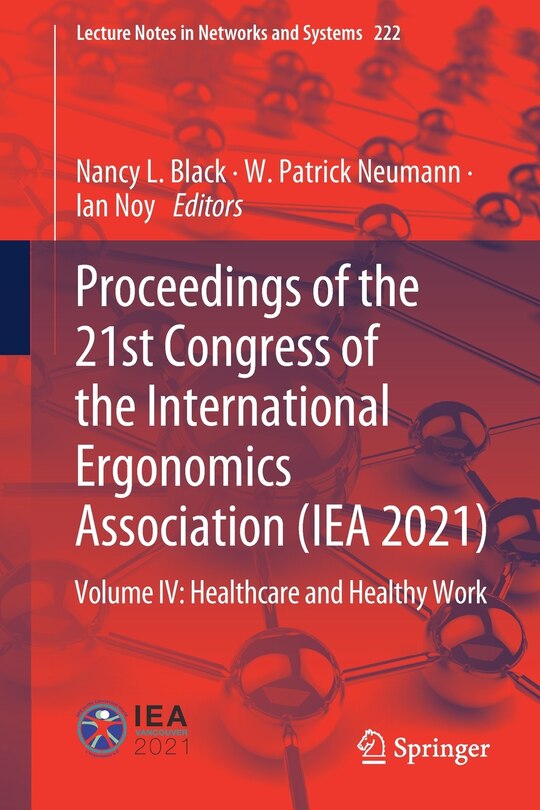 Front cover_Proceedings of the 21st Congress of the International Ergonomics Association (Iea 2021)