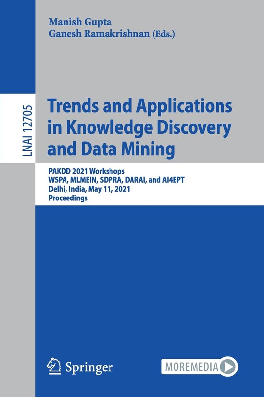 Front cover_Trends And Applications In Knowledge Discovery And Data Mining