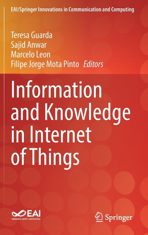 Couverture_Information And Knowledge In Internet Of Things
