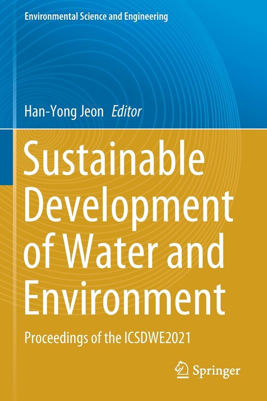Front cover_Sustainable Development of Water and Environment