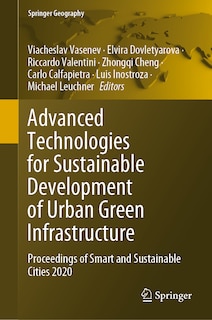 Couverture_Advanced Technologies For Sustainable Development Of Urban Green Infrastructure