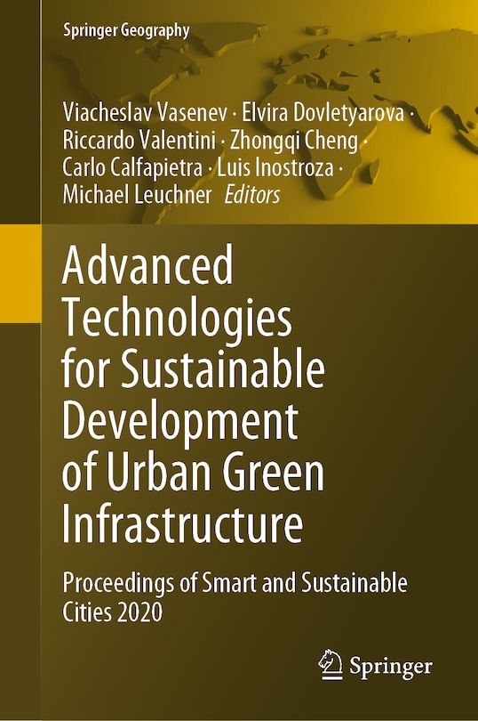 Couverture_Advanced Technologies For Sustainable Development Of Urban Green Infrastructure