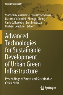 Couverture_Advanced Technologies for Sustainable Development of Urban Green Infrastructure