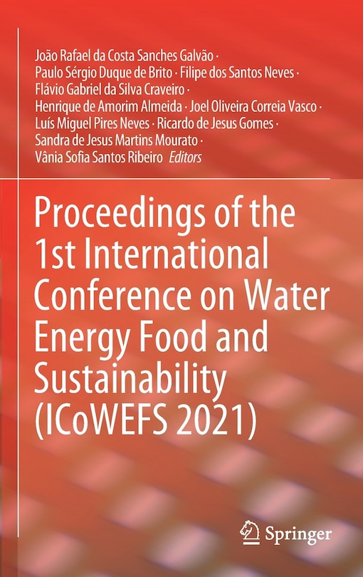 Couverture_Proceedings Of The 1st International Conference On Water Energy Food And Sustainability (icowefs 2021)