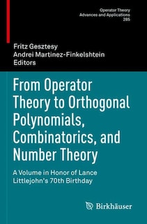 Couverture_From Operator Theory to Orthogonal Polynomials, Combinatorics, and Number Theory