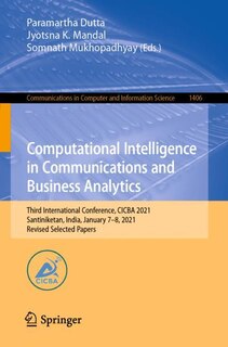 Front cover_Computational Intelligence in Communications and Business Analytics