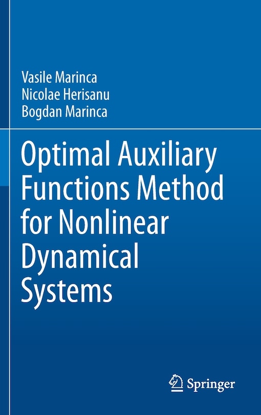 Couverture_Optimal Auxiliary Functions Method For Nonlinear Dynamical Systems