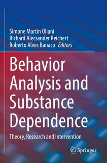 Couverture_Behavior Analysis and Substance Dependence