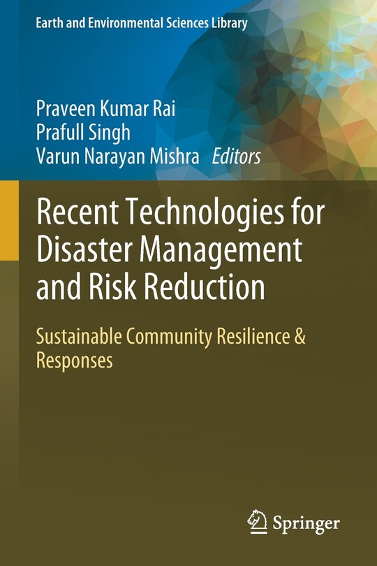 Couverture_Recent Technologies for Disaster Management and Risk Reduction