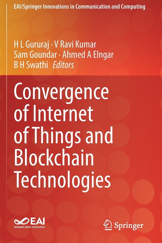Couverture_Convergence of Internet of Things and Blockchain Technologies