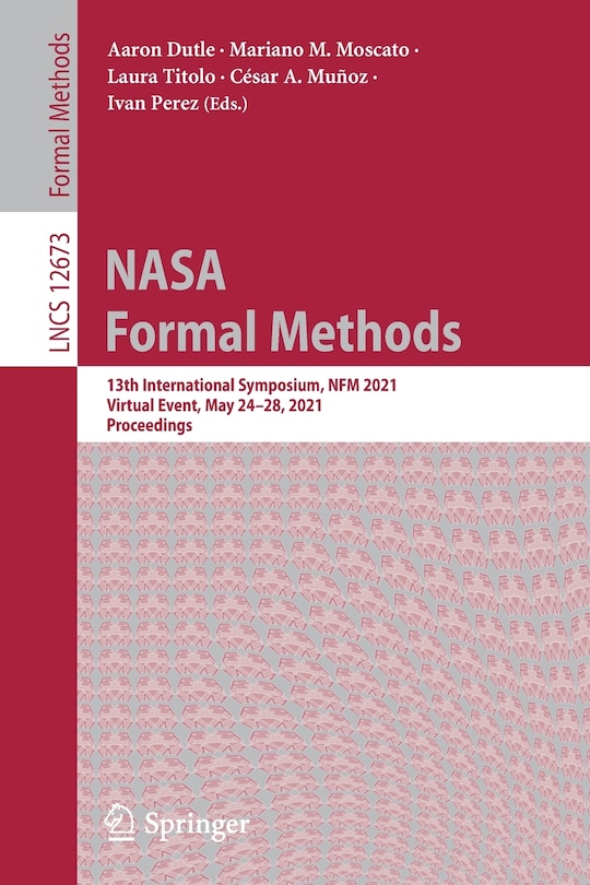 Front cover_Nasa Formal Methods