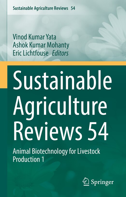Front cover_Sustainable Agriculture Reviews 54