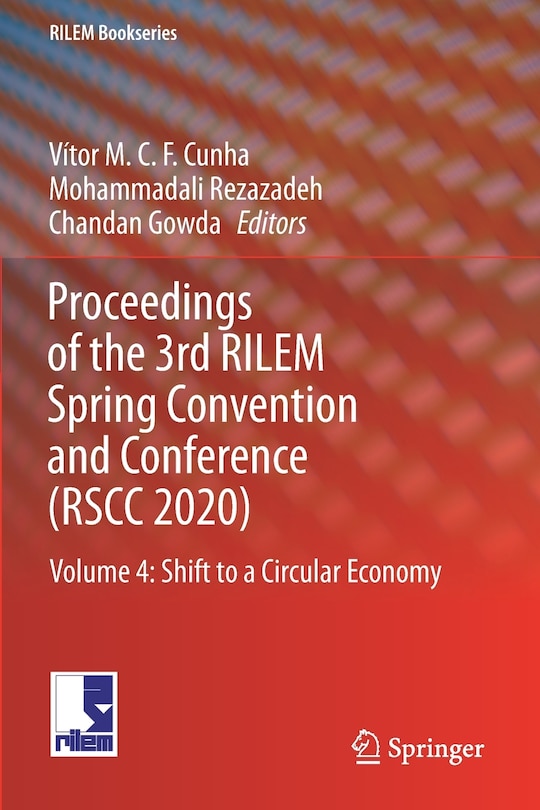 Couverture_Proceedings of the 3rd RILEM Spring Convention and Conference (RSCC 2020)