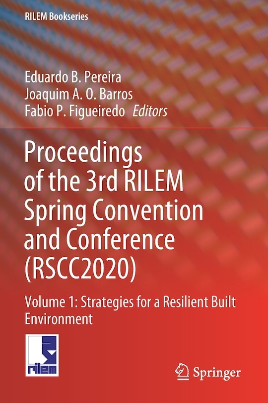 Front cover_Proceedings of the 3rd RILEM Spring Convention and Conference (RSCC2020)