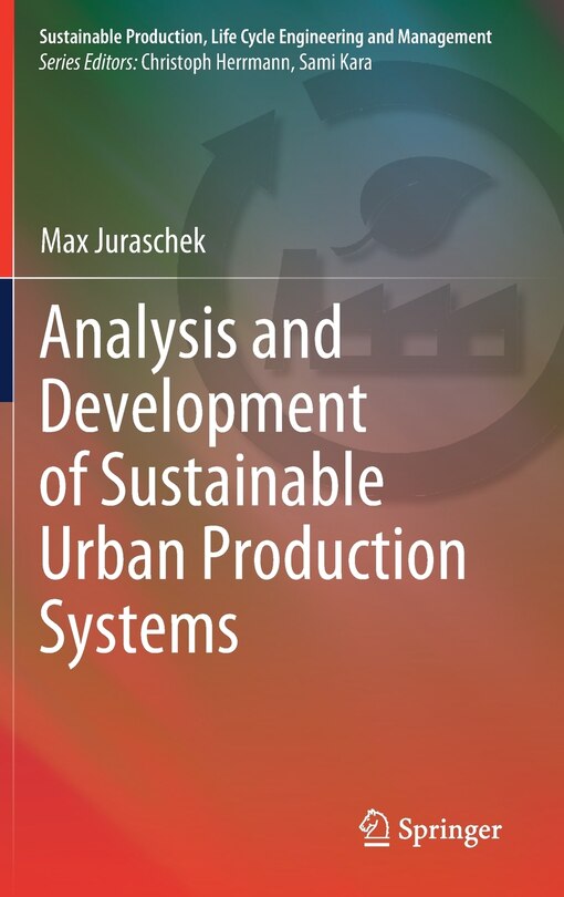 Front cover_Analysis And Development Of Sustainable Urban Production Systems