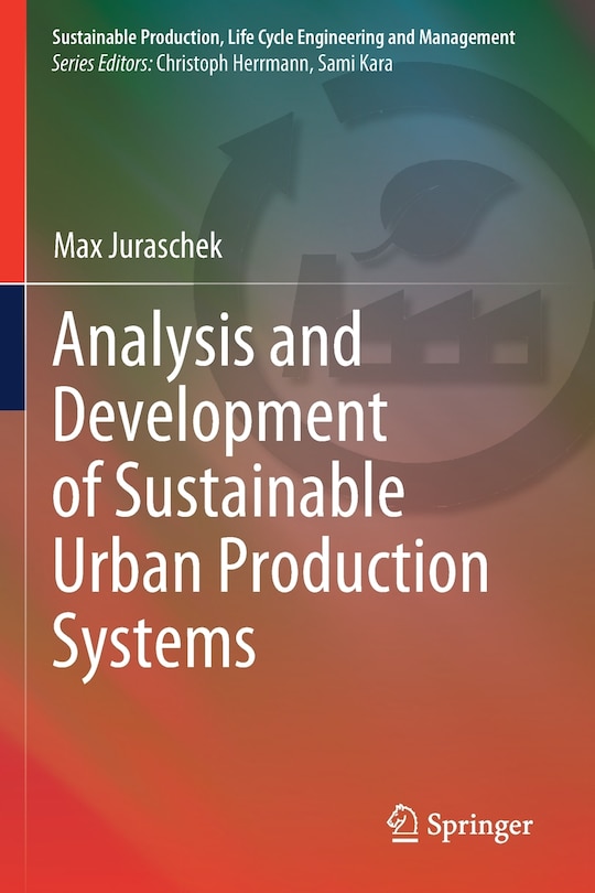 Front cover_Analysis and Development of Sustainable Urban Production Systems