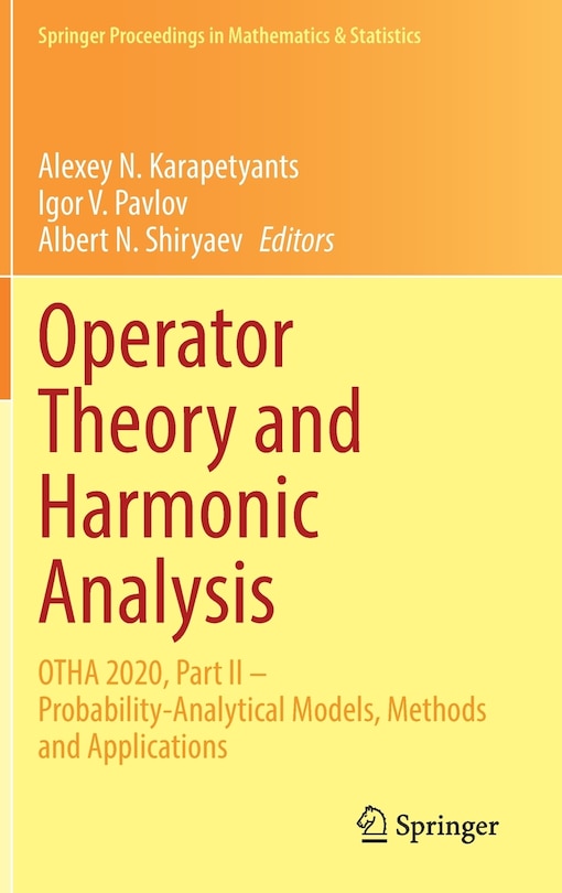 Front cover_Operator Theory And Harmonic Analysis