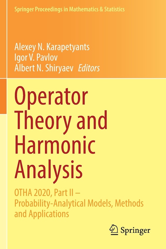 Front cover_Operator Theory and Harmonic Analysis