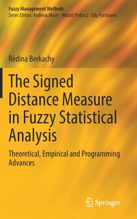 Couverture_The Signed Distance Measure In Fuzzy Statistical Analysis