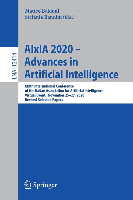 Front cover_AIxIA 2020 - Advances in Artificial Intelligence