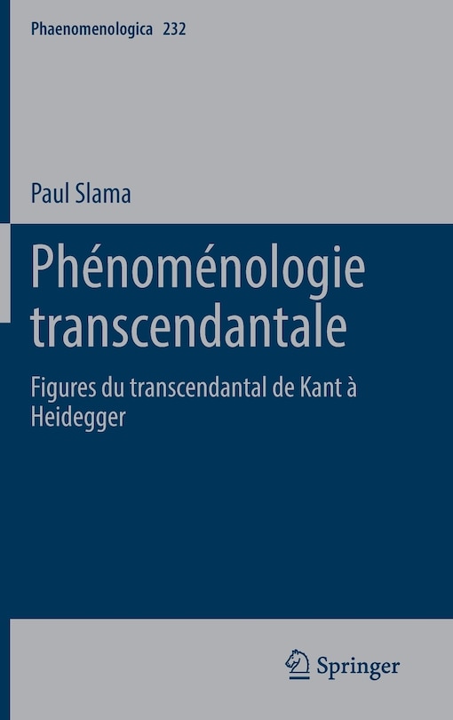 Couverture_Phenomenologie Transcendantale