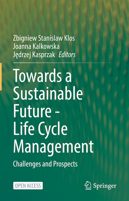 Couverture_Towards A Sustainable Future - Life Cycle Management