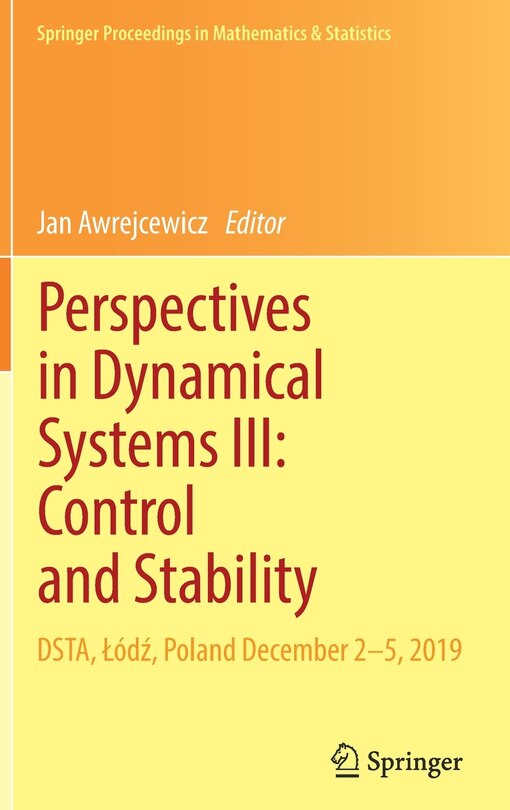 Front cover_Perspectives In Dynamical Systems Iii