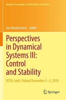 Front cover_Perspectives in Dynamical Systems III