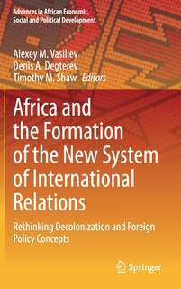 Couverture_Africa And The Formation Of The New System Of International Relations