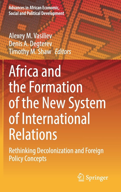 Couverture_Africa And The Formation Of The New System Of International Relations
