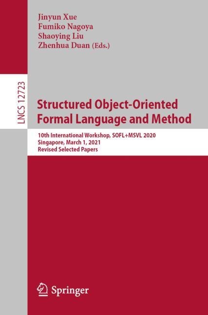 Front cover_Structured Object-oriented Formal Language And Method