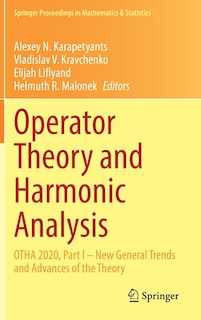 Couverture_Operator Theory And Harmonic Analysis