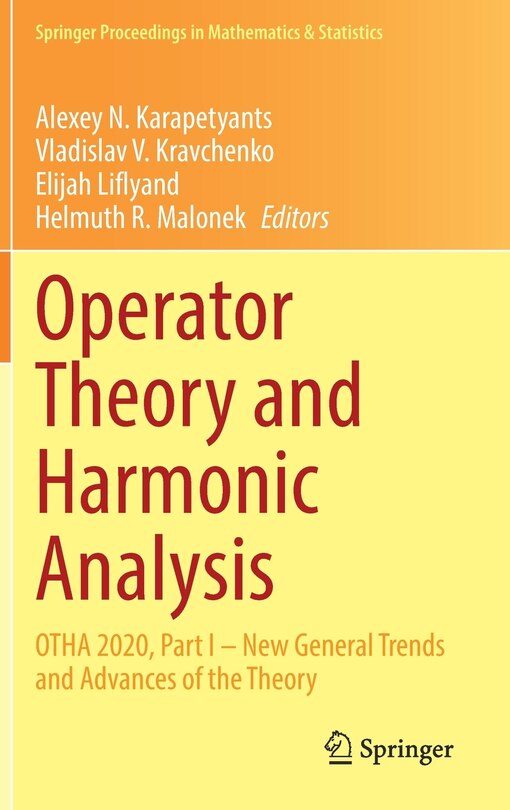 Couverture_Operator Theory And Harmonic Analysis