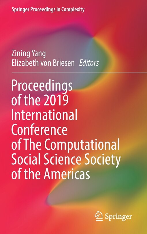 Couverture_Proceedings Of The 2019 International Conference Of The Computational Social Science Society Of The Americas