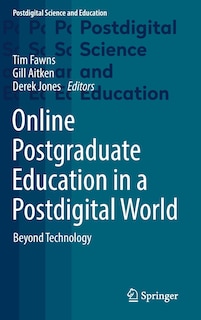 Couverture_Online Postgraduate Education In A Postdigital World