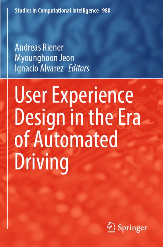 Couverture_User Experience Design in the Era of Automated Driving