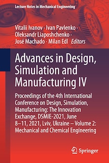 Couverture_Advances in Design, Simulation and Manufacturing IV