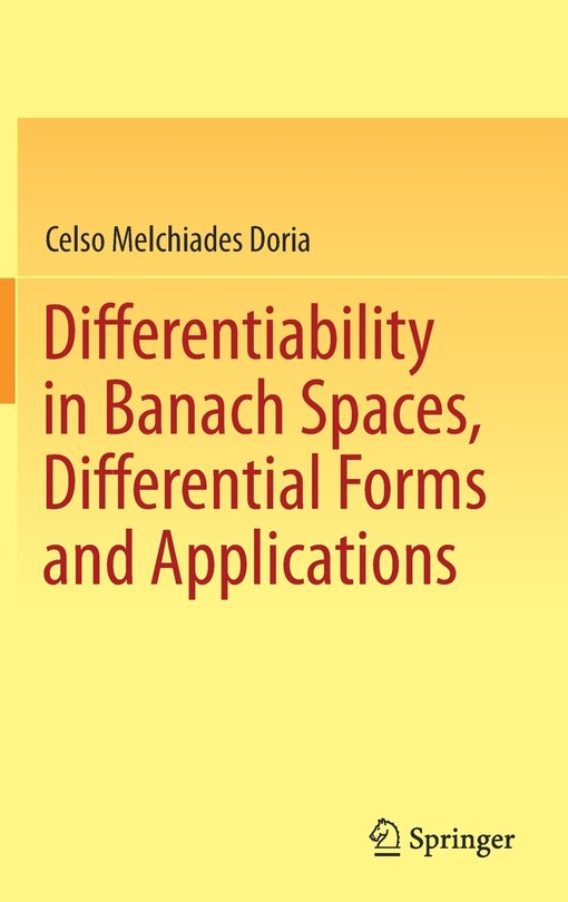 Couverture_Differentiability In Banach Spaces, Differential Forms And Applications