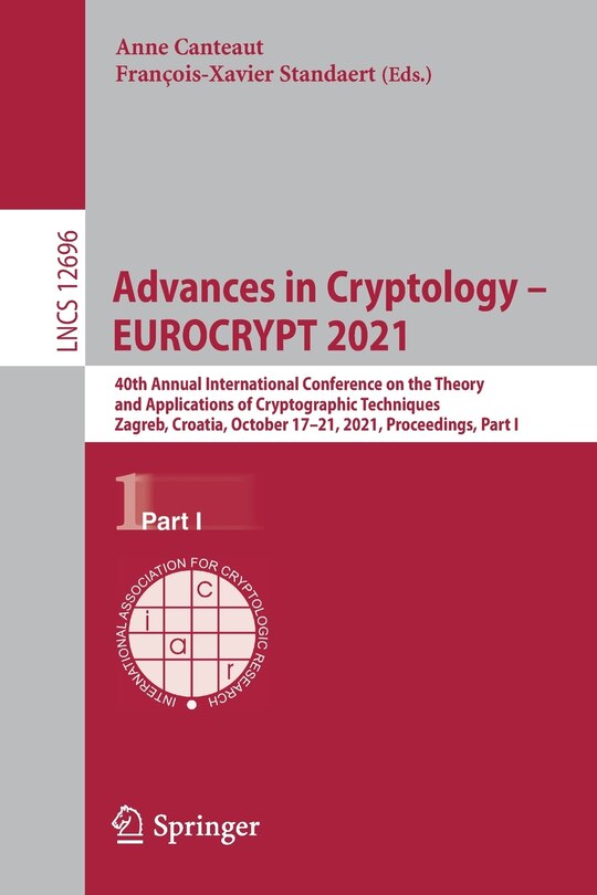 Front cover_Advances in Cryptology - EUROCRYPT 2021