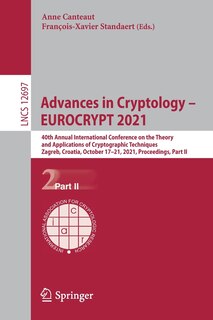 Front cover_Advances in Cryptology - EUROCRYPT 2021