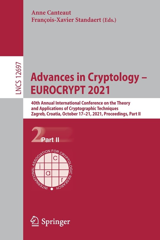 Front cover_Advances in Cryptology - EUROCRYPT 2021