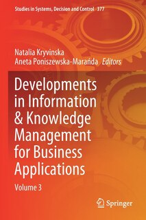 Front cover_Developments in Information and Knowledge Management for Business Applications
